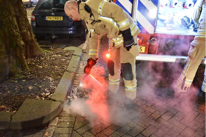 Opgehoopt roet in schoorsteen zorgt voor brand
