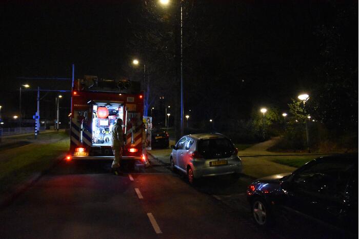 Scooter verwoest door brand