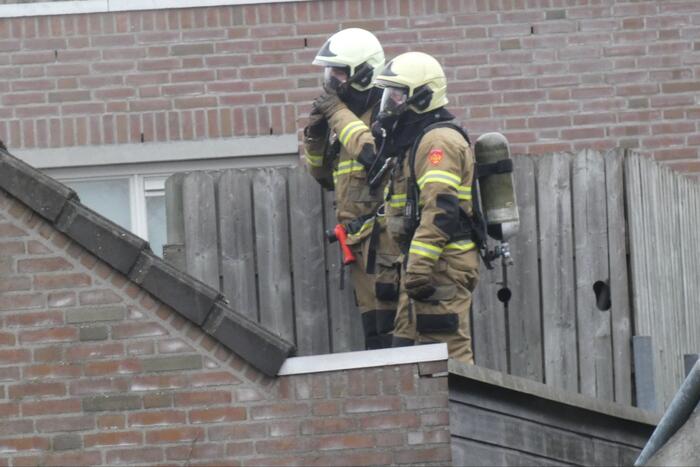 Veel rook bij brand in winkel