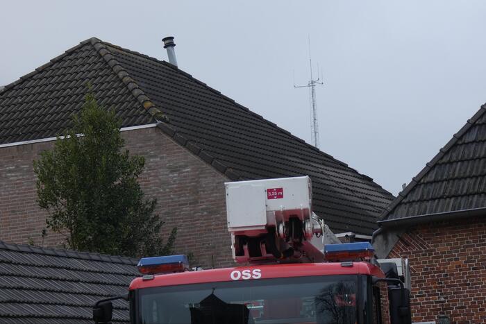 Veel rook bij brand in winkel