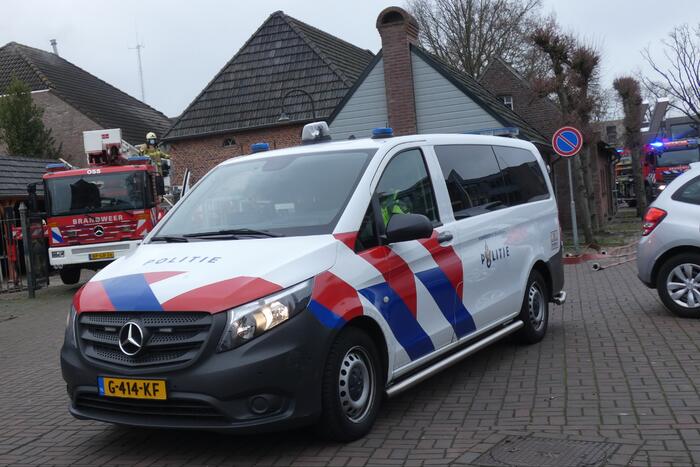 Veel rook bij brand in winkel