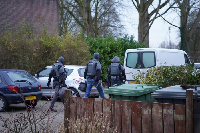 Inval in woning door arrestatieteam
