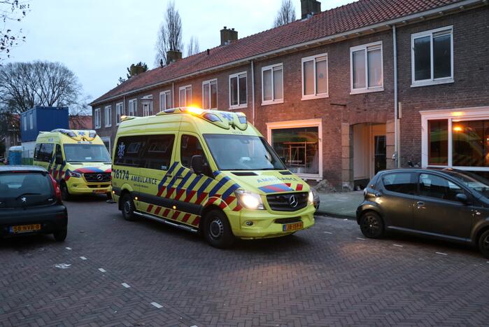 Traumahelikopter landt voor incident in woning
