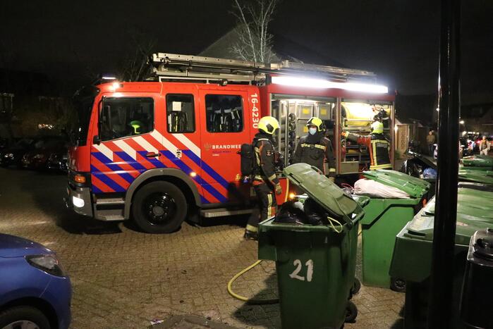 Container in brand gevlogen