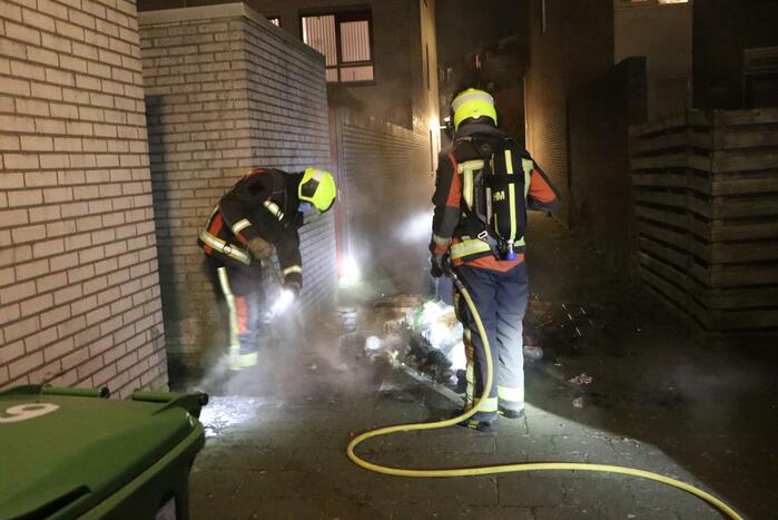 Container in brand gevlogen