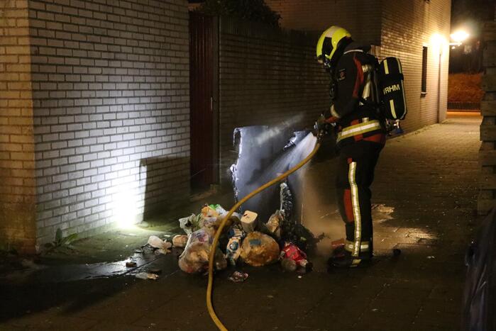 Container in brand gevlogen