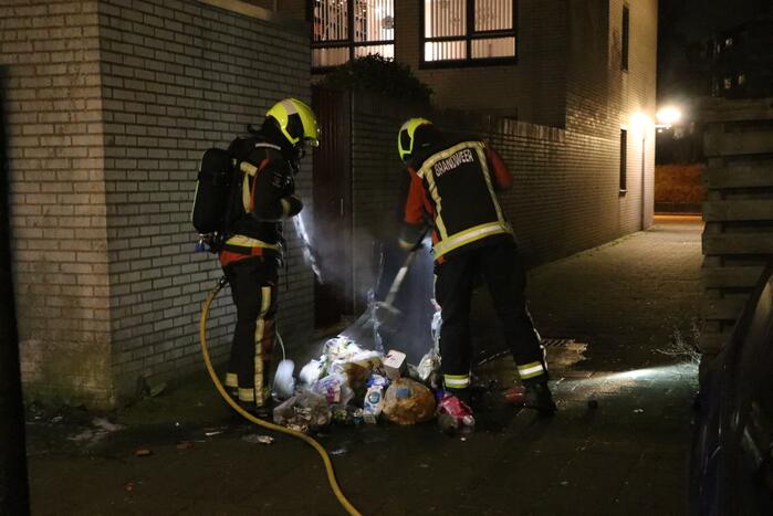 Container in brand gevlogen