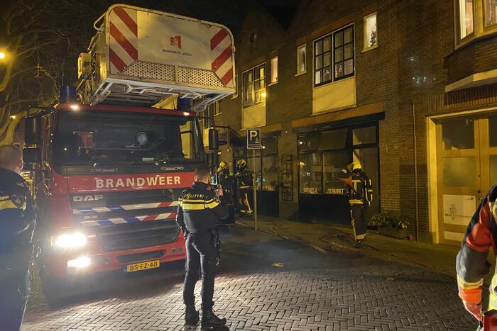 Veel rook bij brand in horecapand