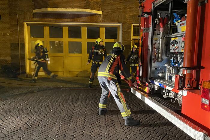 Veel rook bij brand in horecapand