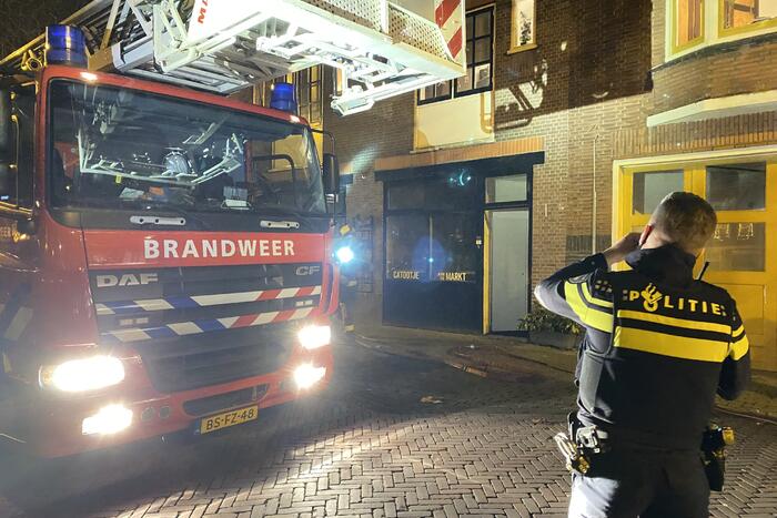 Veel rook bij brand in horecapand