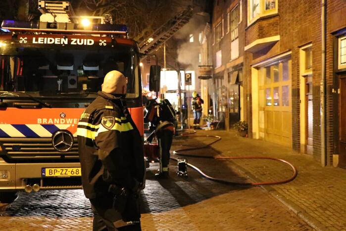 Veel rook bij brand in horecapand