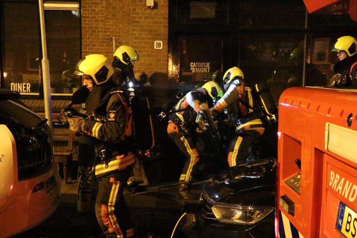 Veel rook bij brand in horecapand