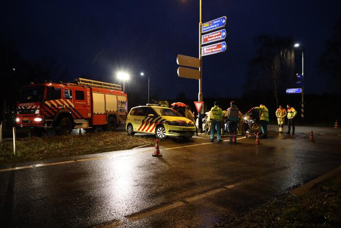Persoon gewond bij botsing op kruising