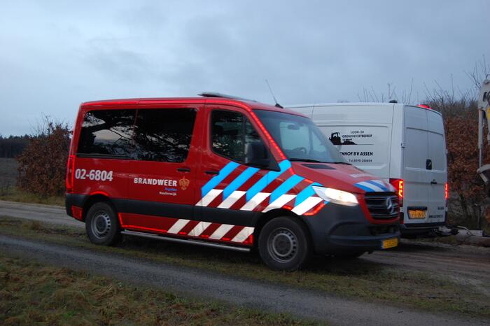 Gaslekkage door werkzaamheden