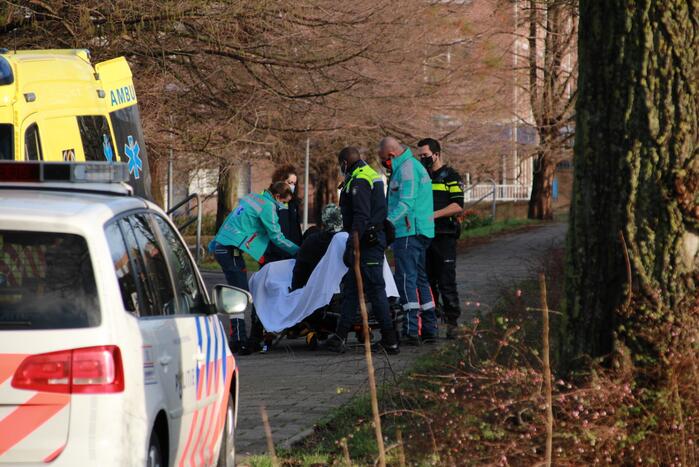 Man gewond na val met fiets