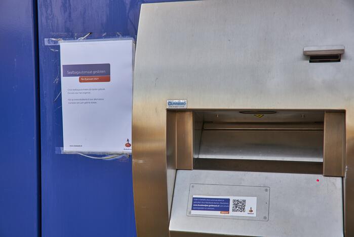 Sealbagautomaat Rabobank gesloten