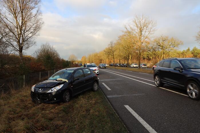 Meerdere voertuigen betrokken bij kop-staartbotsing