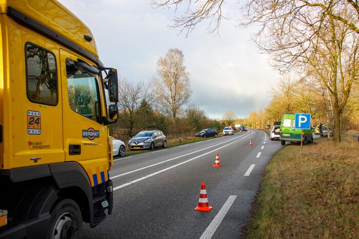 Meerdere voertuigen betrokken bij kop-staartbotsing