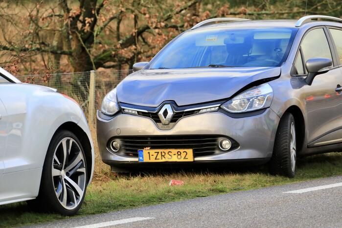 Meerdere voertuigen betrokken bij kop-staartbotsing