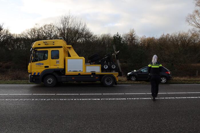 Meerdere voertuigen betrokken bij kop-staartbotsing