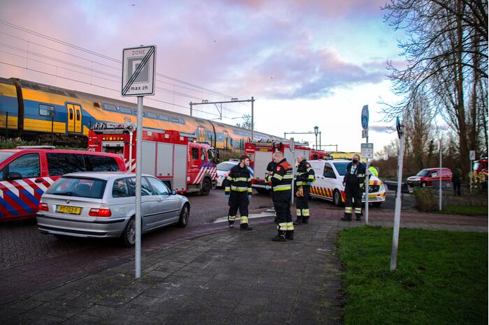 Treinverkeer gestremd door aanrijding