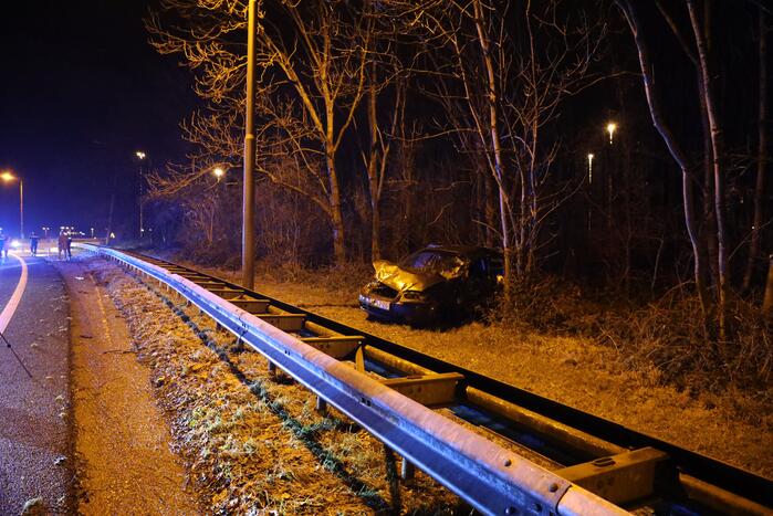 Persoon zwaargewond bij zwaar ongeluk