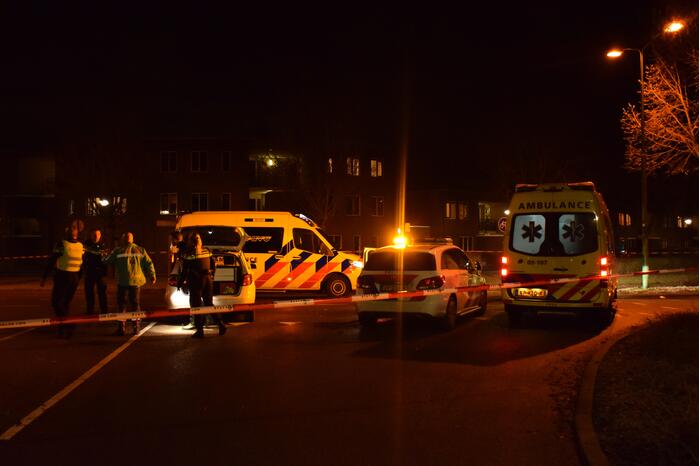 Fietsster neergestoken