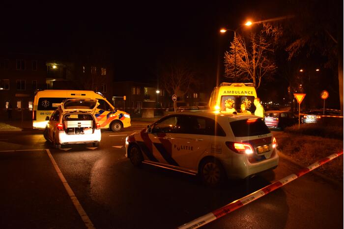 Fietsster neergestoken