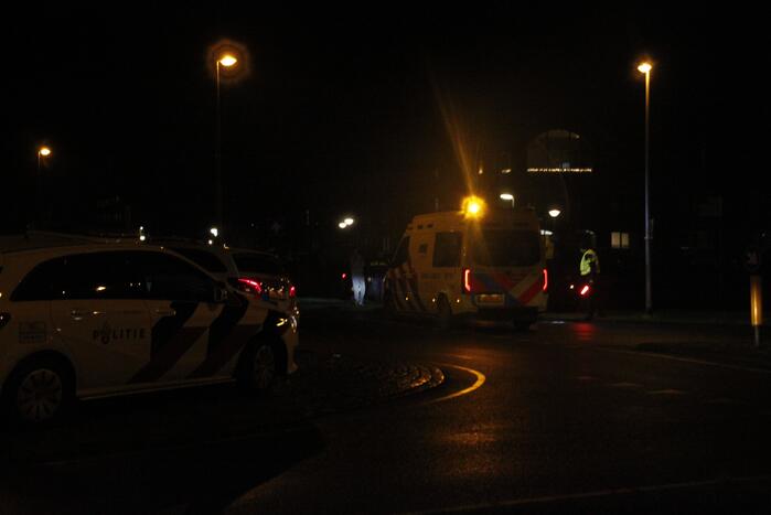 Schade na aanrijding tussen twee voertuigen