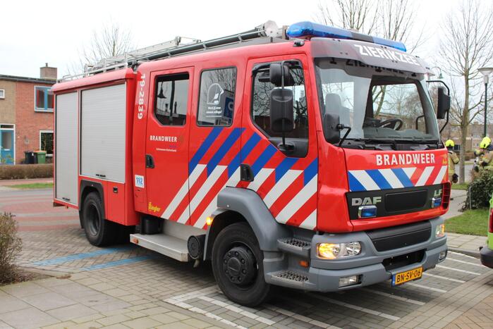 Brandweer schiet te hulp bij gaslek in woning