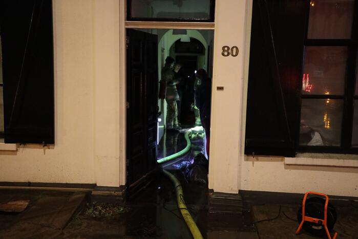 Waterballet door breuk in leiding