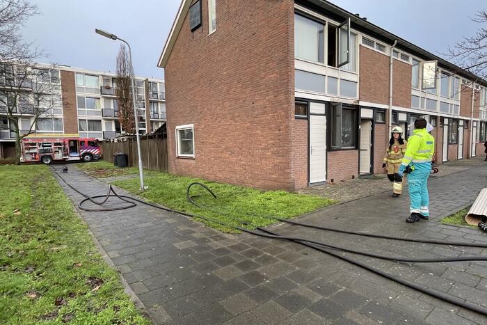 Veel schade bij woningbrand