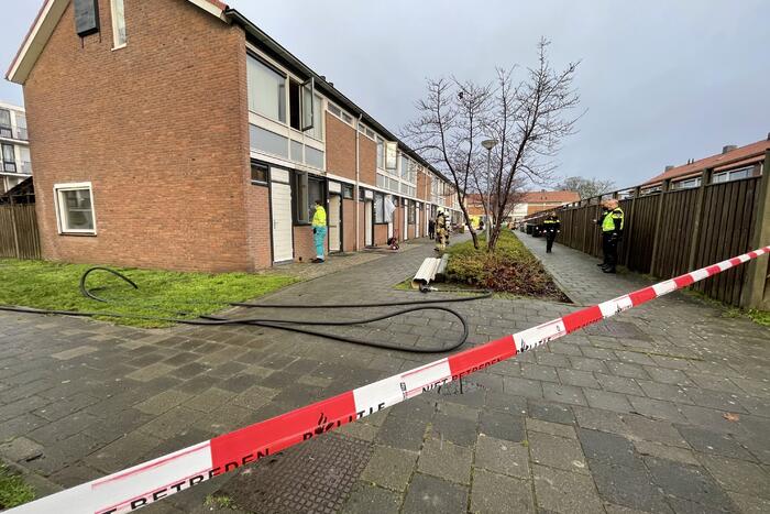 Veel schade bij woningbrand