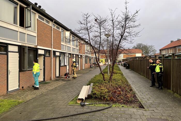 Veel schade bij woningbrand