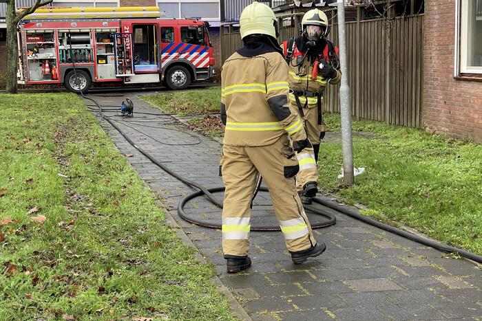 Veel schade bij woningbrand