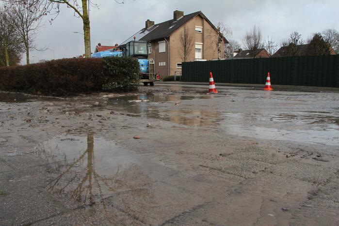 Waterballet na gesprongen leiding