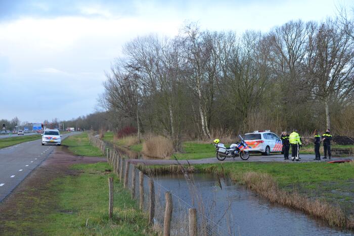 Watersporter in problemen geraakt natuurgebied Grote Wielen