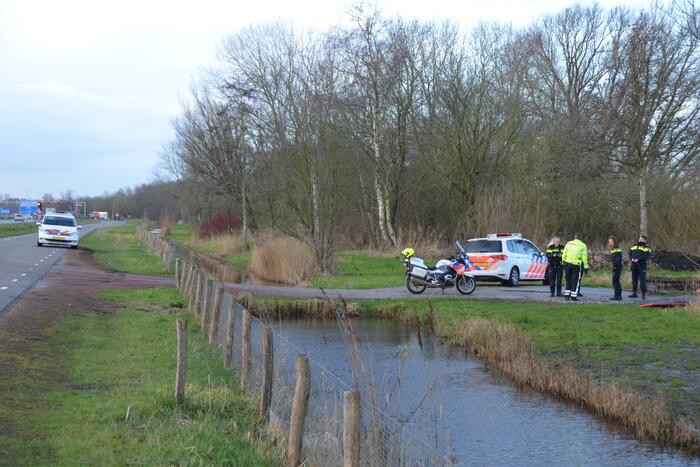 Watersporter in problemen geraakt natuurgebied Grote Wielen
