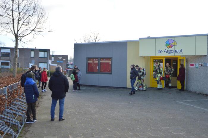 Basisschool De Argonaut ontruimd na vermoedelijke brand
