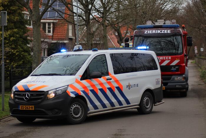 Brand na kortsluiting in keuken