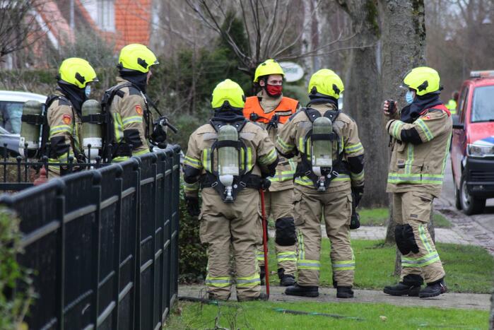 Brand na kortsluiting in keuken