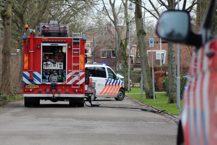 Brand na kortsluiting in keuken