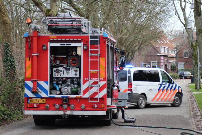 Brand na kortsluiting in keuken