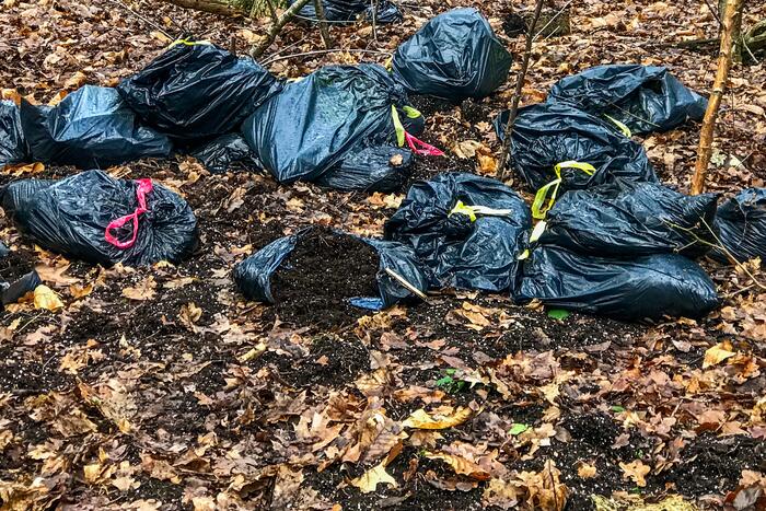 Dumping afval aangetroffen