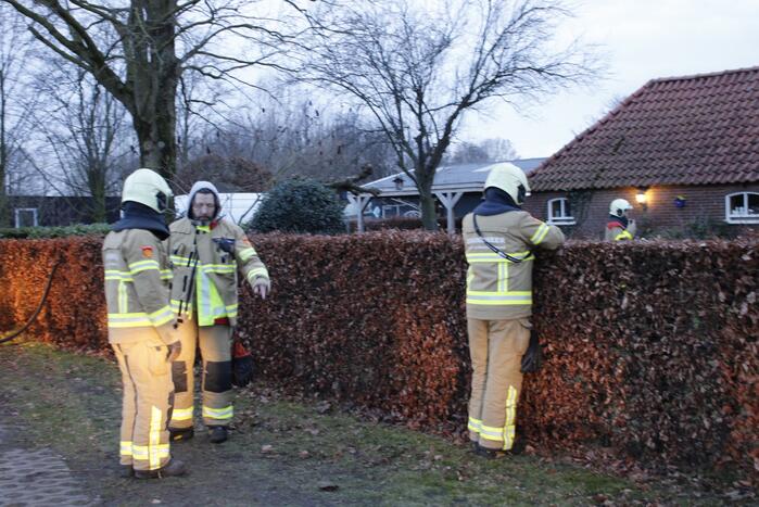 Onderzoek naar vreemde lucht in schuur