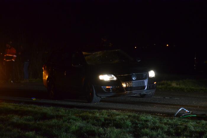 Zwaar ongeval tussen fietser en personenauto