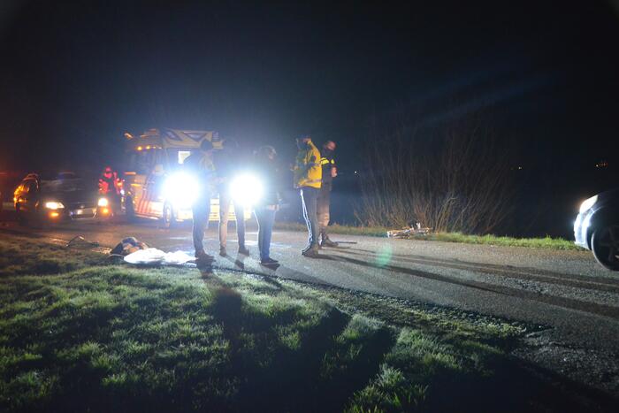 Zwaar ongeval tussen fietser en personenauto