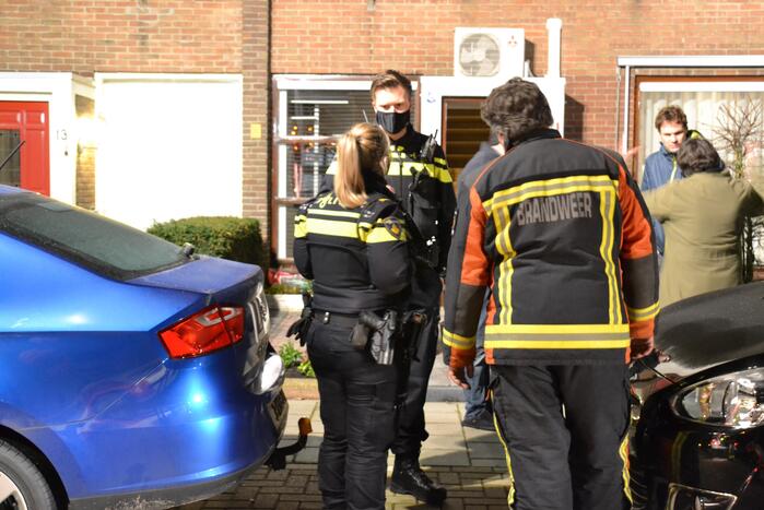Schoorsteen geveegd na brand