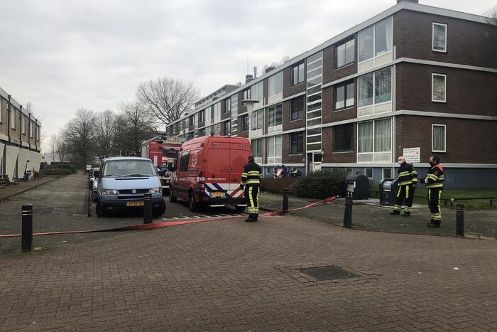 Brand in ondergrondse container