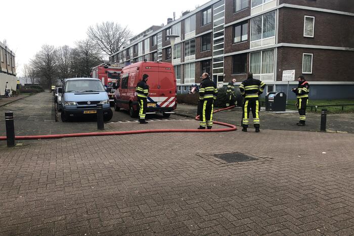 Brand in ondergrondse container